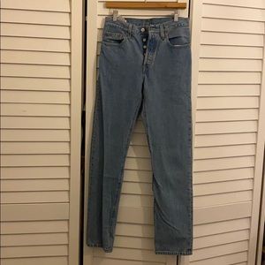 Levi’s 501 original fit high rise jeans
